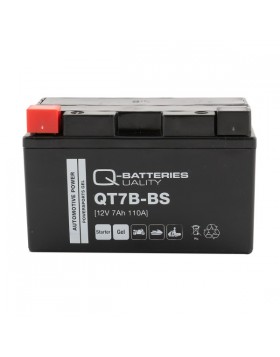 QT7B-BS (YT7B-BS) Μπαταρία Μοτοσυκλέτας Q-BATTERIES GEL 12V 7Ah 110A