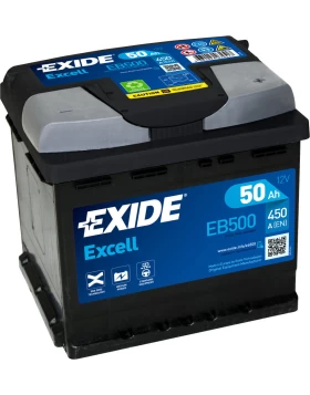 Μπαταρία Αυτοκινήτου 50Ah 450A EXIDE EXCELL EB500