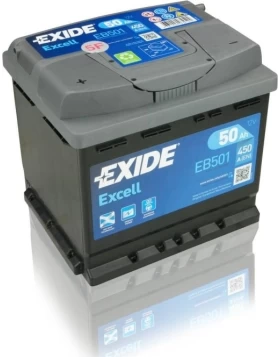 Μπαταρία Αυτοκινήτου 50Ah 450A EXIDE EXCELL EB501