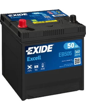 Μπαταρία Αυτοκινήτου 50Ah 360A EXIDE EXCELL EB505