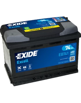 Μπαταρία Αυτοκινήτου 74Ah 680A EXIDE EXCELL EB741