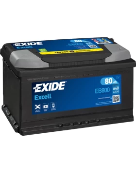 Μπαταρία Αυτοκινήτου 80Ah 640A EXIDE EXCELL EB800