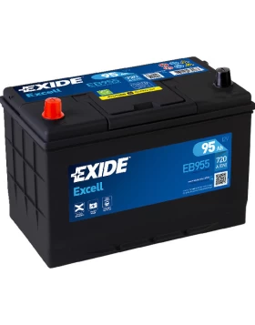 Μπαταρία Αυτοκινήτου 95Ah 720A EXIDE EXCELL EB955