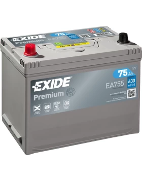 Μπαταρία Αυτοκινήτου 75Ah 630A EXIDE PREMIUM EA755