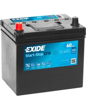 Μπαταρία Αυτοκινήτου 60Ah 520A EXIDE EL605 EFB Start & Stop