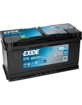 Μπαταρία Αυτοκινήτου 105Ah 950A EXIDE EL1050 EFB Start & Stop