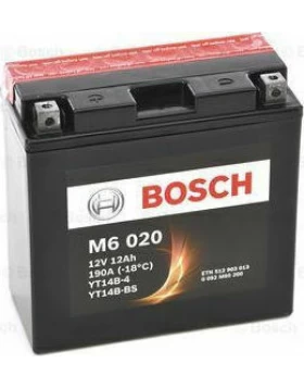 YT14B-BS Μπαταρία Μοτοσυκλέτας BOSCH M6020 AGM 12Ah