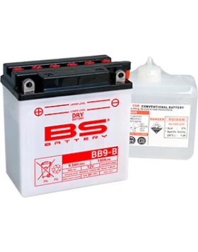 BB9-B (YB9-B) Μπαταρία Μοτοσυκλέτας BS 12V 9.5Ah