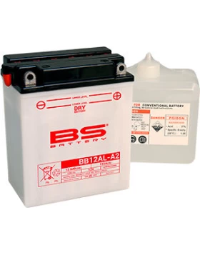 BB12AL-A2 (YB12AL-A2) Μπαταρία Μοτοσυκλέτας BS 12V 12.6Ah