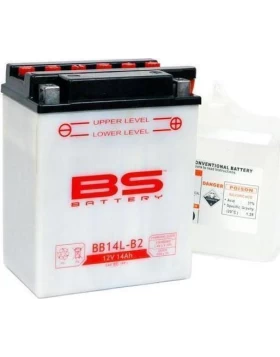 BB14L-B2 (YB14L-B2) Μπαταρία Μοτοσυκλέτας BS 12V 14.7Ah