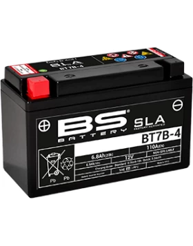 BT7B-4 (YT7B-4) SLA Μπαταρία Μοτοσυκλέτας BS 12V 6.8Ah