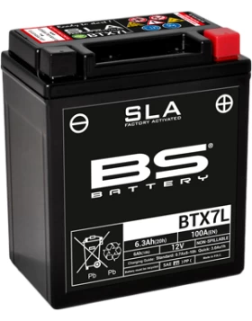 BTX7L (YTX7L) SLA Μπαταρία Μοτοσυκλέτας BS 12V 6.3Ah