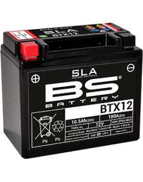 BTX12 (YTX12) SLA Μπαταρία Μοτοσυκλέτας BS 12V 10.5Ah