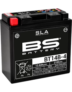 BT14B-4 (YT14B-4) SLA Μπαταρία Μοτοσυκλέτας BS 12V 12.6Ah