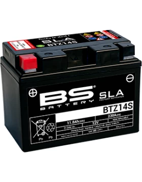 BTZ14S (YTZ14S) SLA Μπαταρία Μοτοσυκλέτας BS 12V 11.8Ah