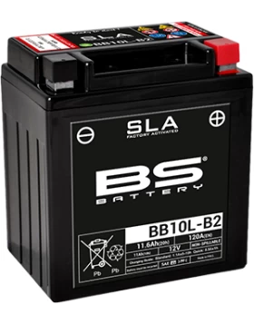 BB10L-B2 (YB10L-B2) SLA Μπαταρία Μοτοσυκλέτας BS 12V 10.5Ah