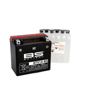 BTX14-BS (YTX14-BS) Μπαταρία Μοτοσυκλέτας BS 12V 12.6Ah