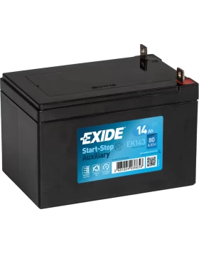 Μπαταρία αυτοκινήτου EK143 EXIDE 14Ah 80A Auxiliary AGM Start - Stop