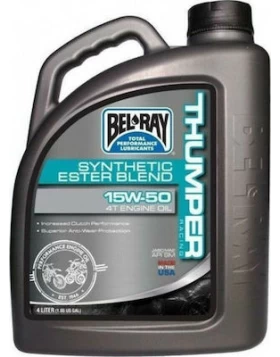 Λιπαντικό Bel-Ray THUMPER Racing Synthetic Ester Blend 4T 15W-50 4L