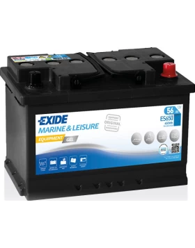 Μπαταρία σκάφους ES650 EXIDE Μarine & Leisure Equipment Gel 56Ah 460A