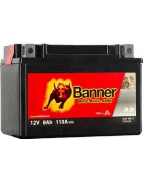 YTX9-BS Μπαταρία Μοτοσυκλέτας BANNER Bike Bull AGM 12V 8Ah 110A