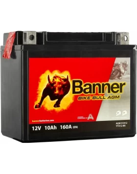 YTX12-BS Μπαταρία Μοτοσυκλέτας BANNER Bike Bull AGM 12V 10Ah 160A