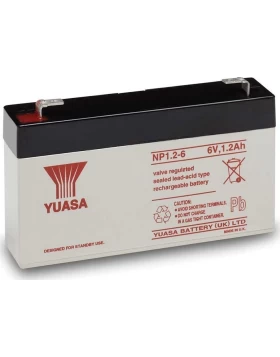 Μπαταρία VRLA-AGM YUASA NP1.2-6 | 6V 1.2Ah