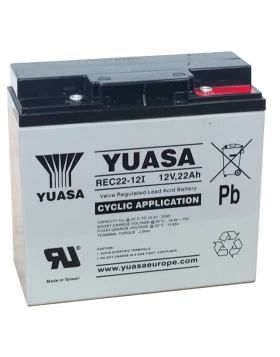 Μπαταρία VRLA YUASA High Cyclic REC22-12I| 12V 22Ah