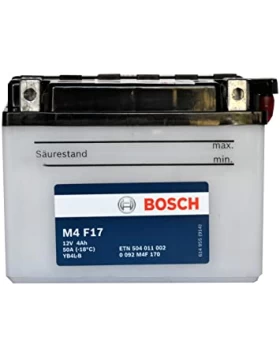 YB4L-B Μπαταρία Μοτοσυκλέτας BOSCH M4F17 4Ah