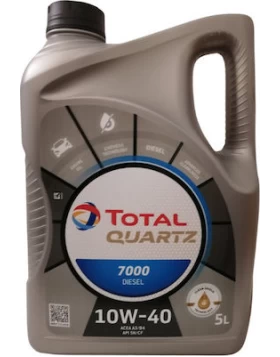 Λιπαντικό Total Quartz 7000 Diesel 10w-40 5L