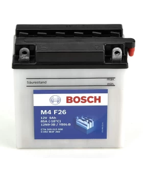 YB9L-B (12N9-3B) Μπαταρία Μοτοσυκλέτας BOSCH M4F26 9Ah