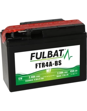 FTR4A-BS (YTR4A-BS) Μπαταρία Μοτοσυκλέτας FULBAT AGM MF 12V 2.3Ah 45A