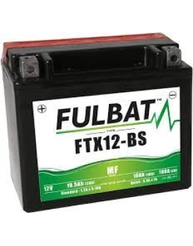 FTX12-BS (YTX12-BS) Μπαταρία Μοτοσυκλέτας FULBAT AGM MF 12V 10Ah 180A