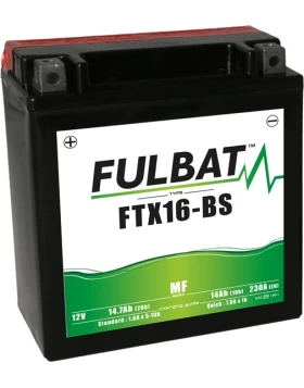 FTX16-BS (YTX16-BS) Μπαταρία Μοτοσυκλέτας FULBAT AGM MF 12V 14Ah 230A