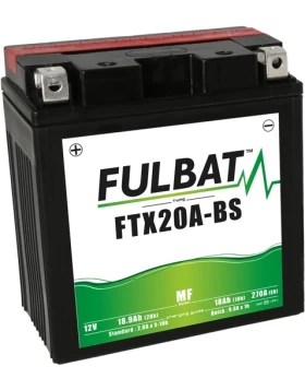 FTX20A-BS (YTX20A-BS) Μπαταρία Μοτοσυκλέτας FULBAT AGM MF 12V 18Ah 270A