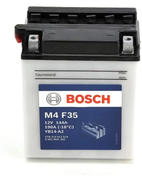 YB14-A2 Μπαταρία Μοτοσυκλέτας BOSCH M4F35 14Ah