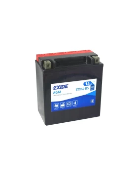 ETX16-BS (YTX16-BS) Μπαταρία Μοτοσυκλέτας EXIDE AGM 12V 14Ah 215A