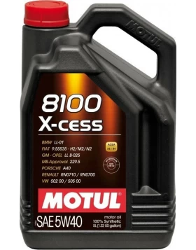 Λιπαντικό MOTUL 8100 X-CESS 5w-40 5L