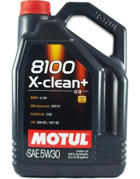 Λιπαντικό MOTUL 8100 X-CLEAN+ 5w-30 C3 5L