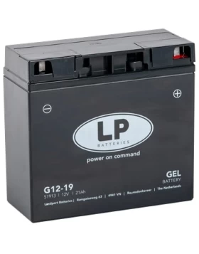 G12-19 (51913, YT19BL-BS) Μπαταρία Μοτοσυκλέτας LP GEL 12V 21Ah 230A