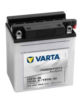 YB10L-B/YB10L-B2 Μπαταρία Μοτοσυκλέτας VARTA Powersports Freshpack 11Ah