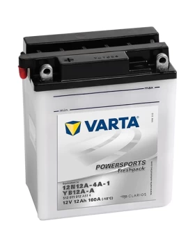 YB12A-A Μπαταρία Μοτοσυκλέτας VARTA Powersports Freshpack 12Ah