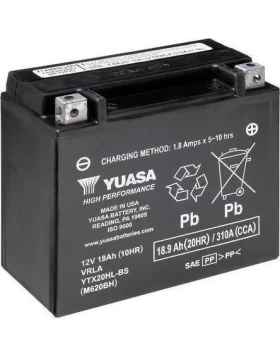 YTX20HL-BS (YTX20L-BS) Μπαταρία Μοτοσυκλέτας YUASA USA 18.9Ah 310A