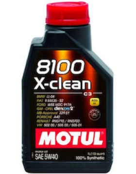 Λιπαντικό MOTUL 8100 X-CLEAN 5w-40 C3 1L