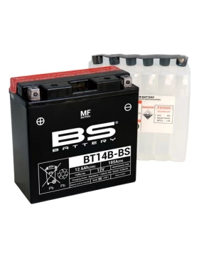 BT14B-BS (YT14B-BS) Μπαταρία Μοτοσυκλέτας BS 12V 12.6Ah 185A