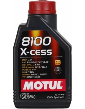 Λιπαντικό MOTUL 8100 X-CESS 5w-40 1L