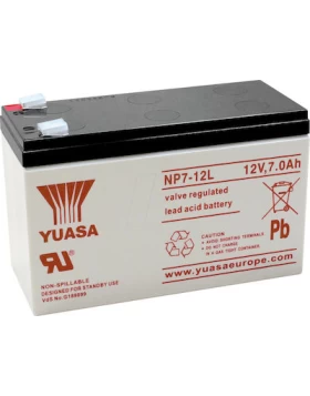 Μπαταρία VRLA-AGM YUASA NP7-12L | 12V 7Ah