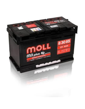 Μπαταρία αυτοκινήτου MOLL 85Ah 710A M3 Plus K2 Δεξιά+