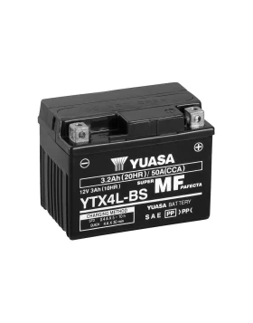 YTX4L-BS Μπαταρία Μοτοσυκλέτας YUASA INDO. 3.2Ah