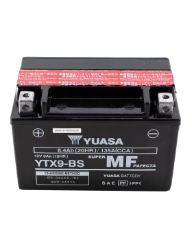 YTX9-BS Μπαταρία Μοτοσυκλέτας YUASA 8.4Ah